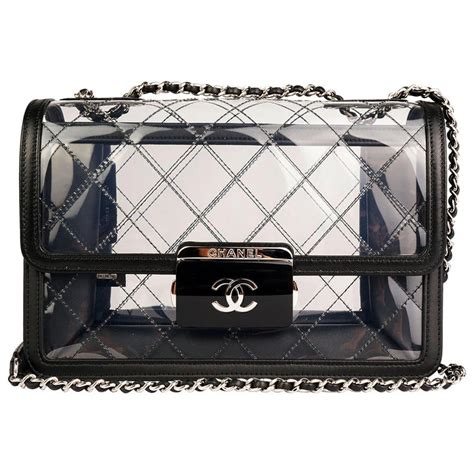 clear chanel bag|chanel petite shopping tote bag.